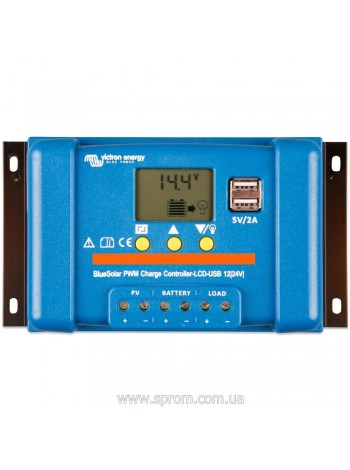 Контролер заряду Victron Energy BlueSolar PWM-LCD&USB 12/24-30
